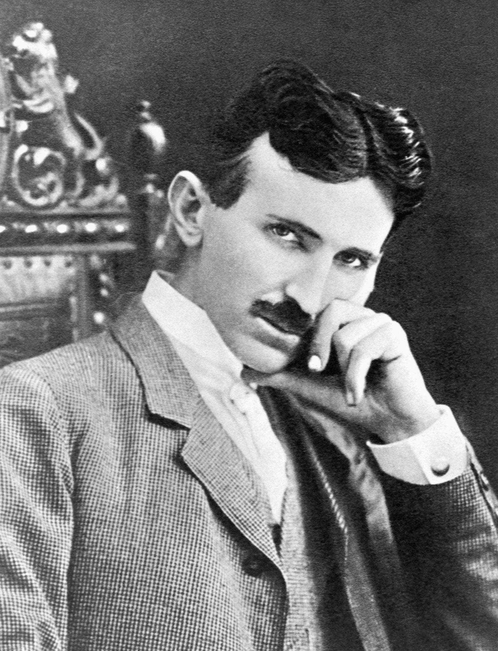 Nikola Tesla, Porträtfotografie um 1890