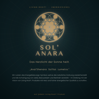 Sol'Anara Energiesiegel von Living Root